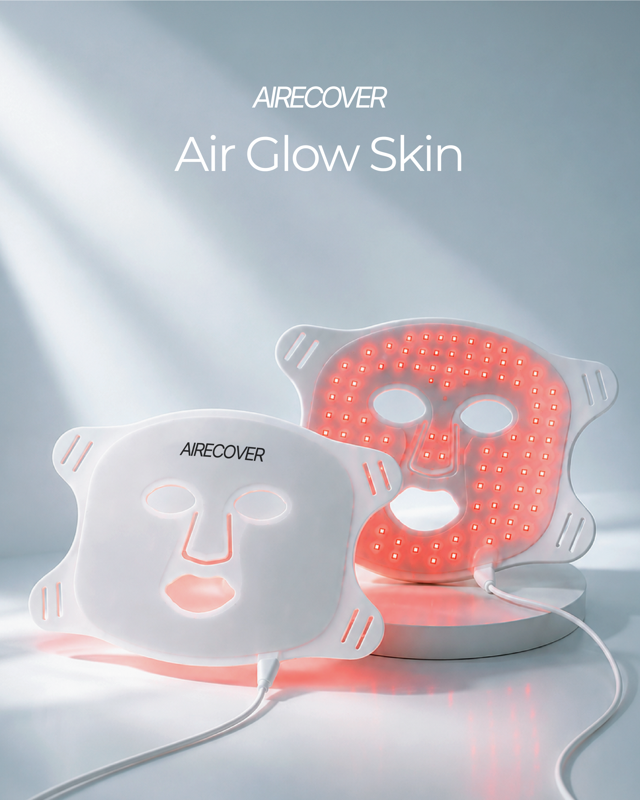 Air Glow Skin | Máscara Profesional de Luz LED para Cuidado Facial en Casa